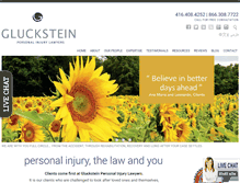 Tablet Screenshot of gluckstein.com